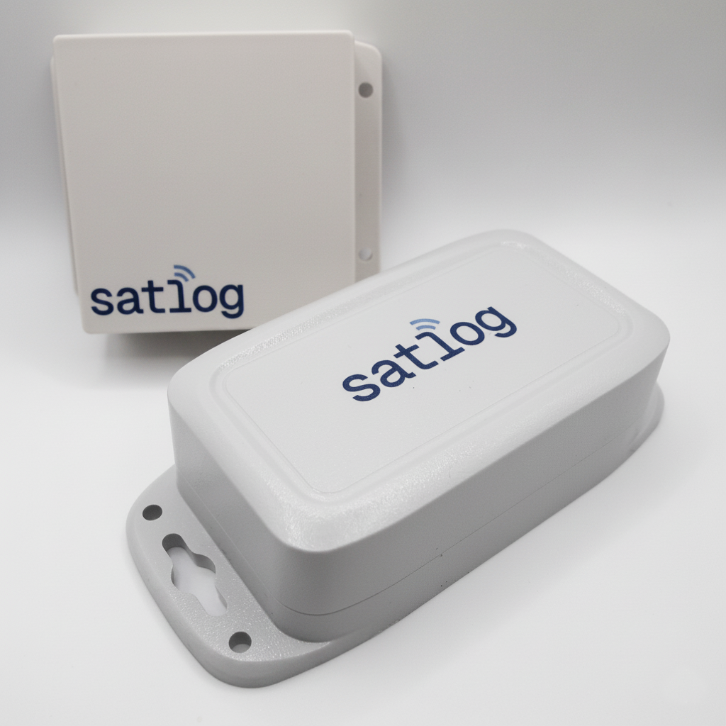 satlog product image showing the closed enclosure